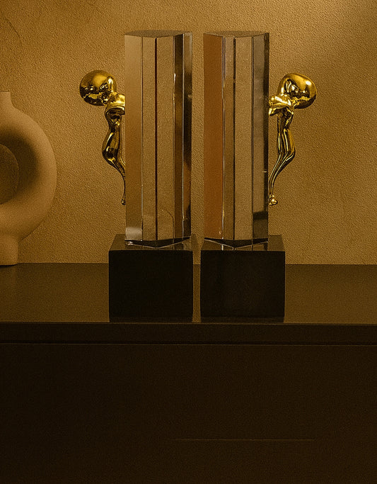 Abstract Figure Bookend (set of 2)