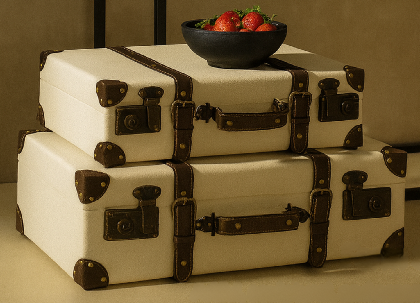 ODYSSEY LEATHER SUITCASE SET