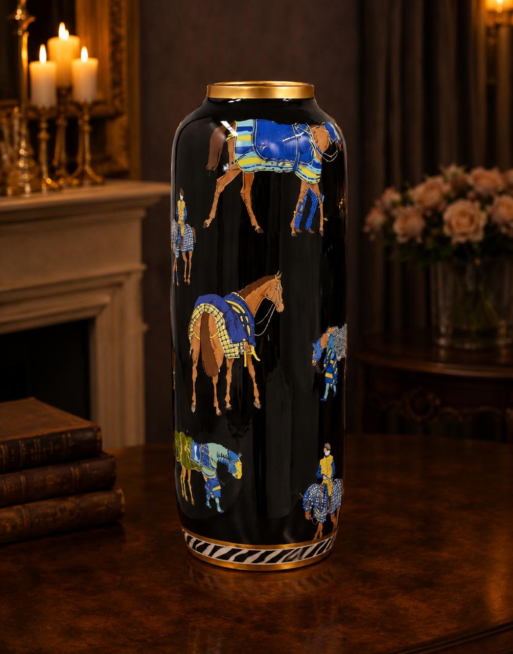 Equestrian Heritage Designer Vase