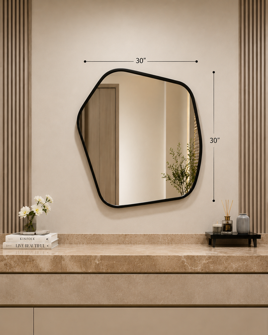Geometric Wall Mirror